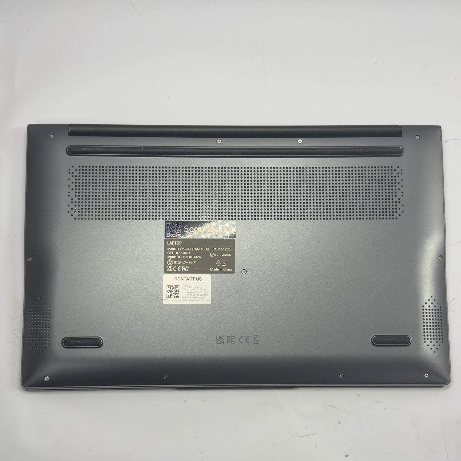 ACEMAGIC LX15PRO 15.6″ Ryzen 7 5700U 1.8GHz 16GB RAM 512GB SSD
