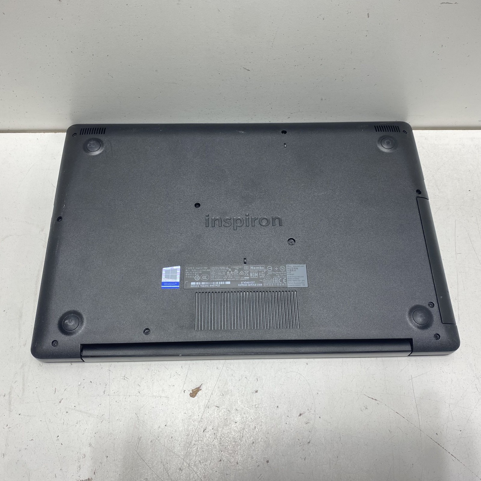 Dell Inspiron 15 3582 15.6″ Laptop Intel Pentium Silver No HDD Powers On Tested