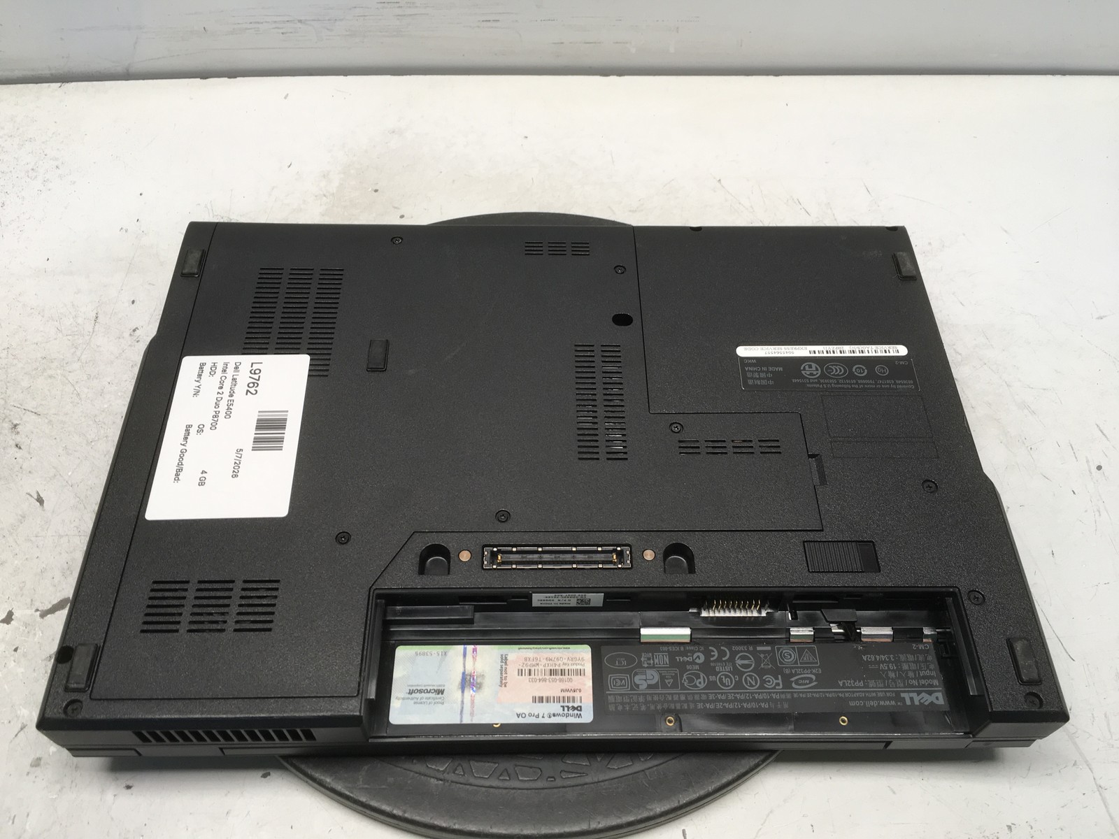 Dell Latitude E5400 Intel Core 2 Duo P8700 2.53GHz 4 GB NO HDD No Batt