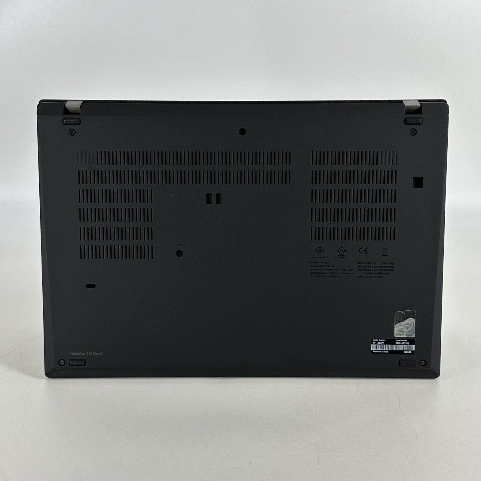 Lenovo ThinkPad T14 Gen 2 Black 4K i7-1065G7 1.30GHz 16GB 512GB SSD Very Good