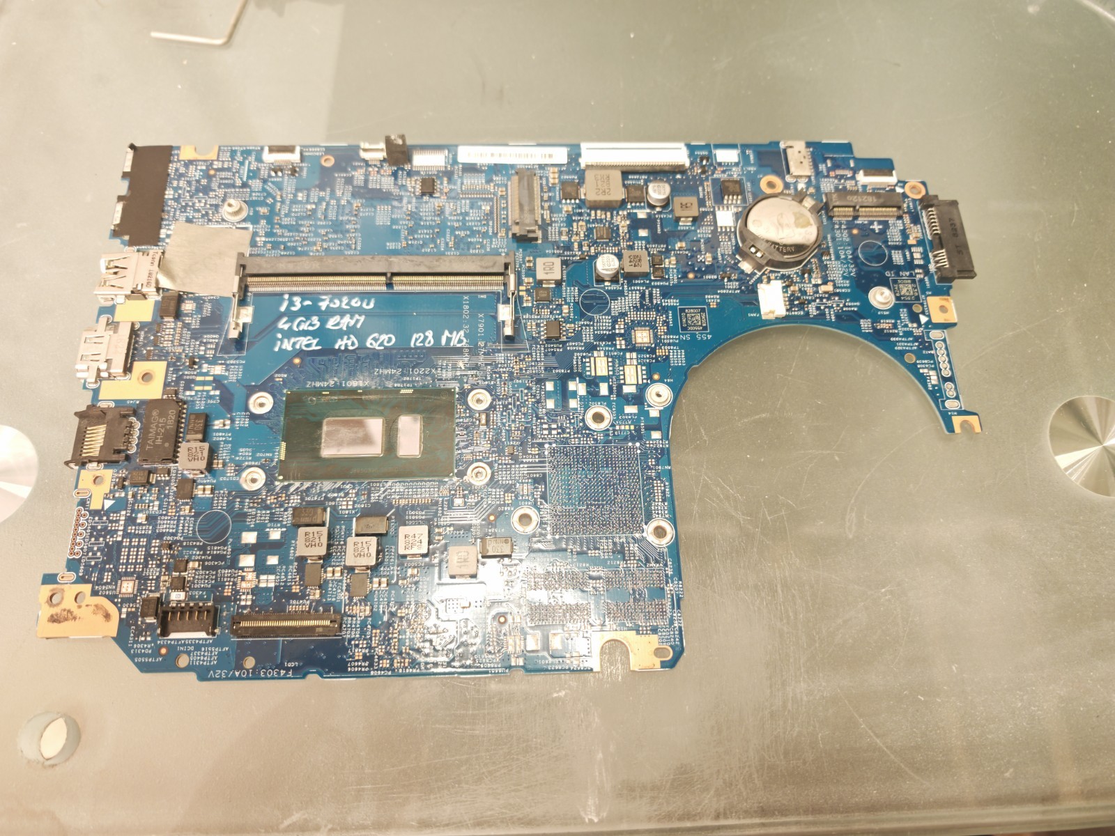LENOVO V130-15 MOTHERBOARD 448.0DC04.003M INTEL I3-7020U HD 620 4GB RAM