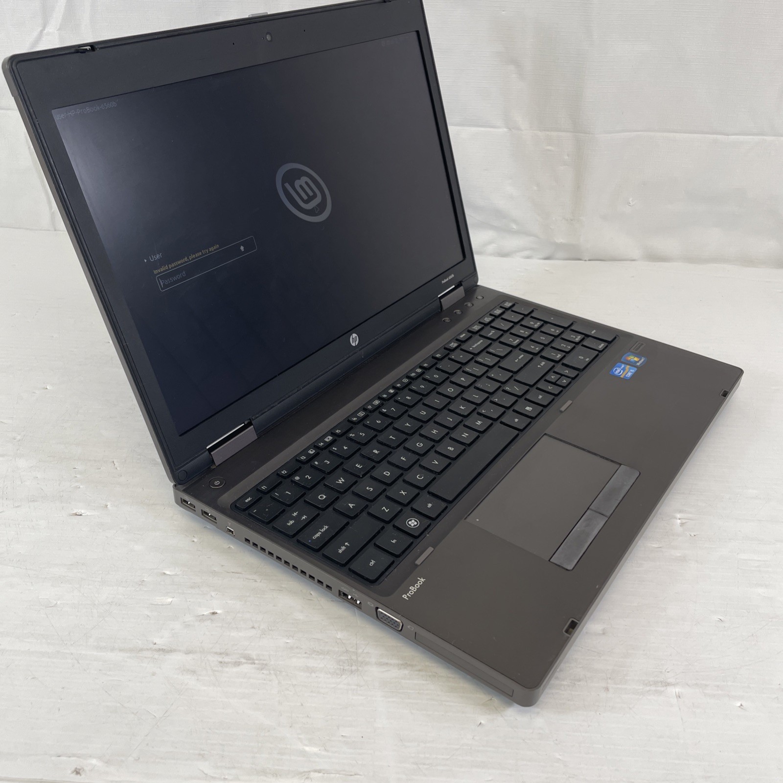HP ProBook 6560b Intel Core i5-2450M CPU 2.50GHz 4GB 500 GB HDD Linux Mint OS