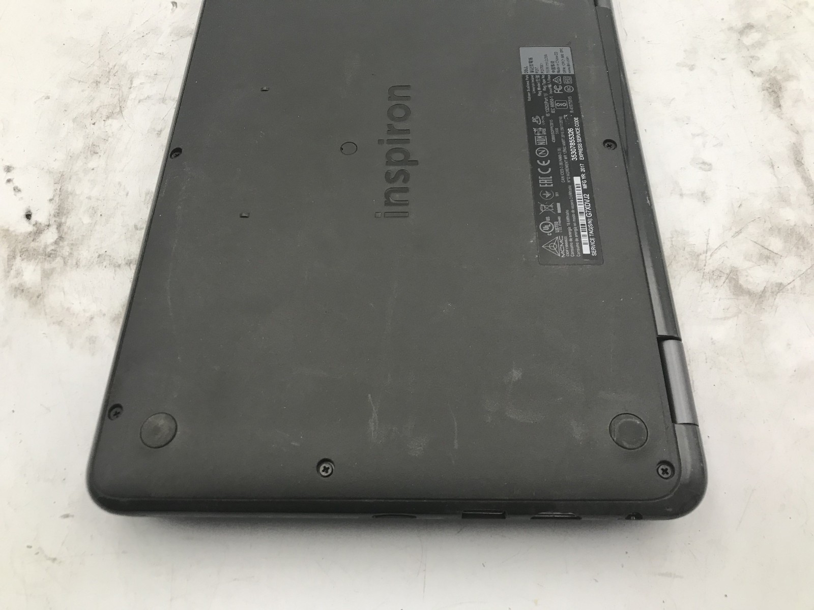 DELL INSPIRON 11 3168 – BOOTS TO BIOS – INTEL CELERON N3060 – 2GB RAM – READ -BB
