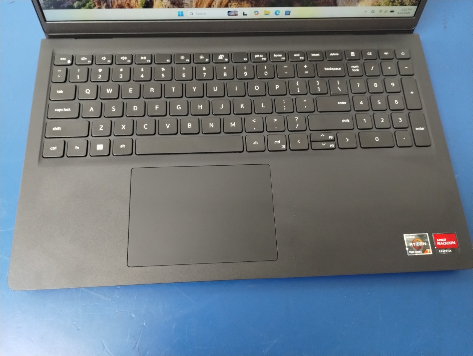 DELL 15 DC15255 G8MK9, AMD Ryzen 7 7730U, 16 GB RAM, 512 GB NVMe SSD