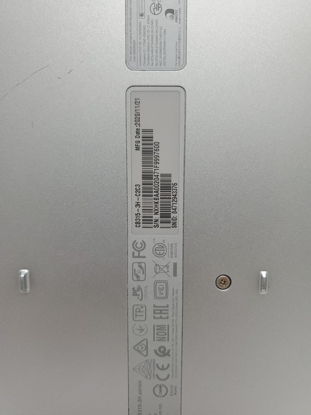 Acer Chromebook 315 15.6″ Intel Celeron N4020 1.10GHz 4GB *Read Description