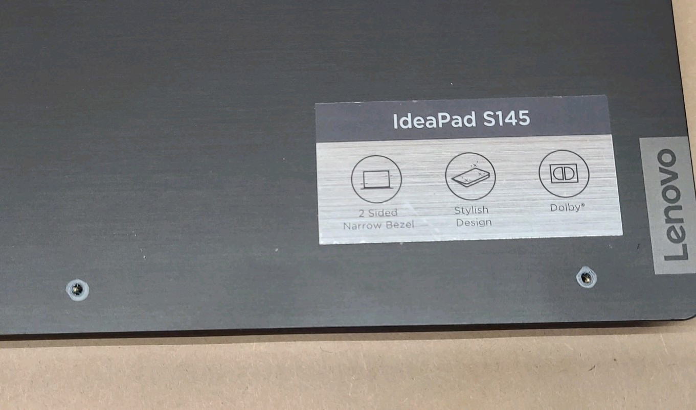 Lenovo IdeaPad S145, AMD A9-9425 Radeon R5, 8GB RAM, NO SSD, NO CHARGER *READ*