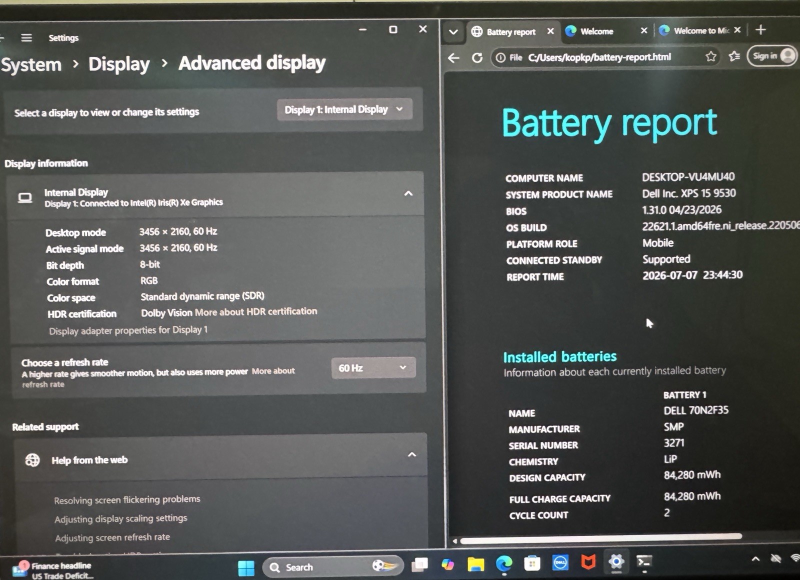 Dell XPS 15 9530 16″ Touch I9-13900H 1TB SSD 32GB RAM RTX 4060 MINT CONDITION