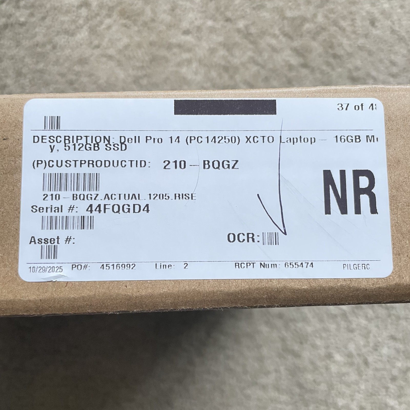 Dell Pro 14 PC14250 Laptop Sealed Box – Core Ultra 5 235U, 16 GB RAM, 512 GB SSD