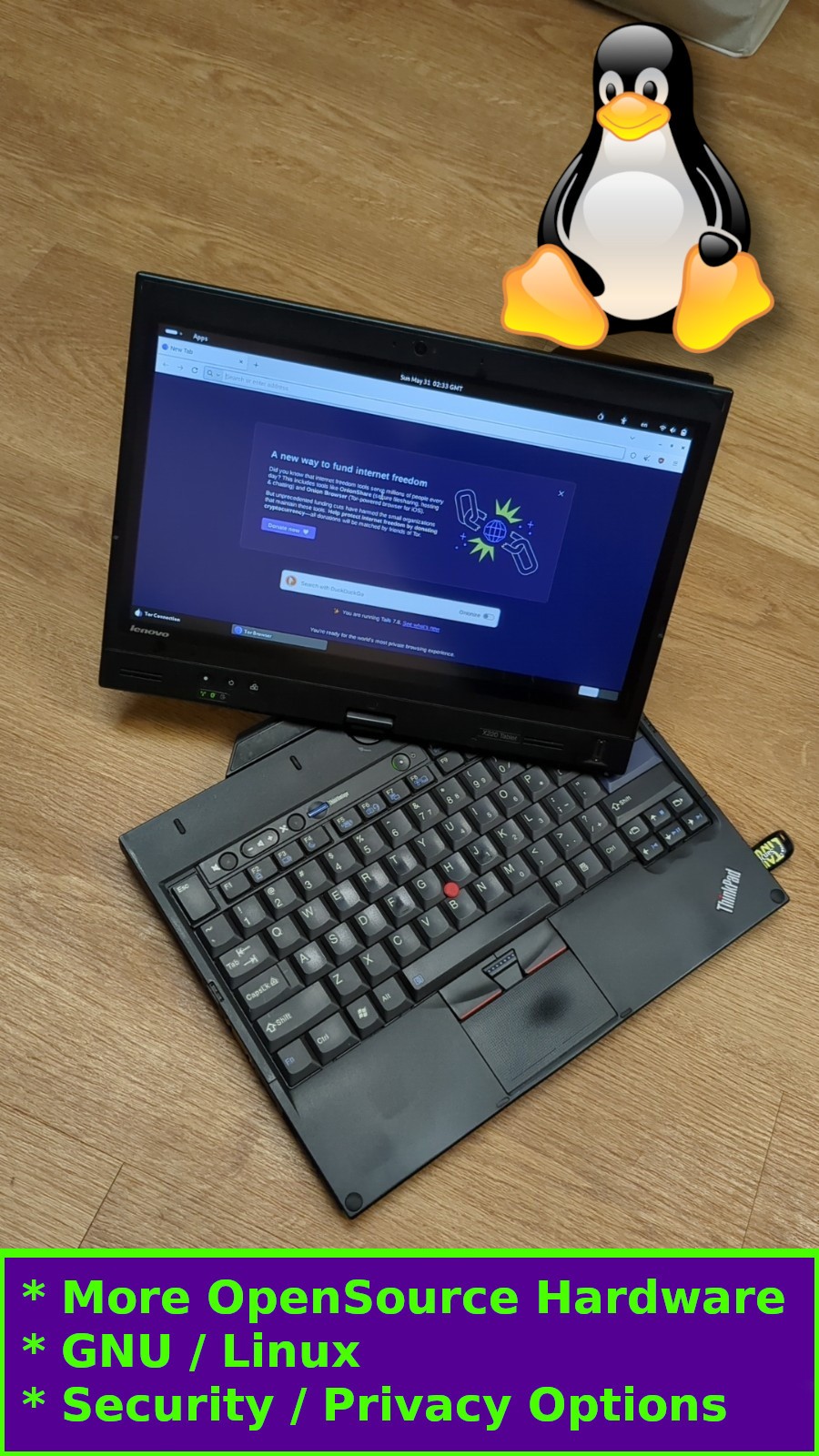 🐧 coreboot Lenovo Thinkpad X220T +TouchScreen +IPS + Linux [ See All ]