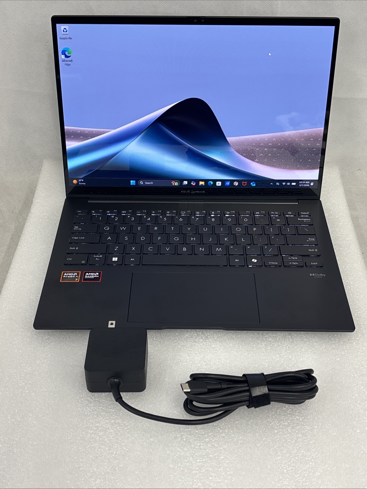 ASUS Zenbook 14 Touchscreen Laptop (1TB, AMD Ryzen AI 7 350, 32GB) Black