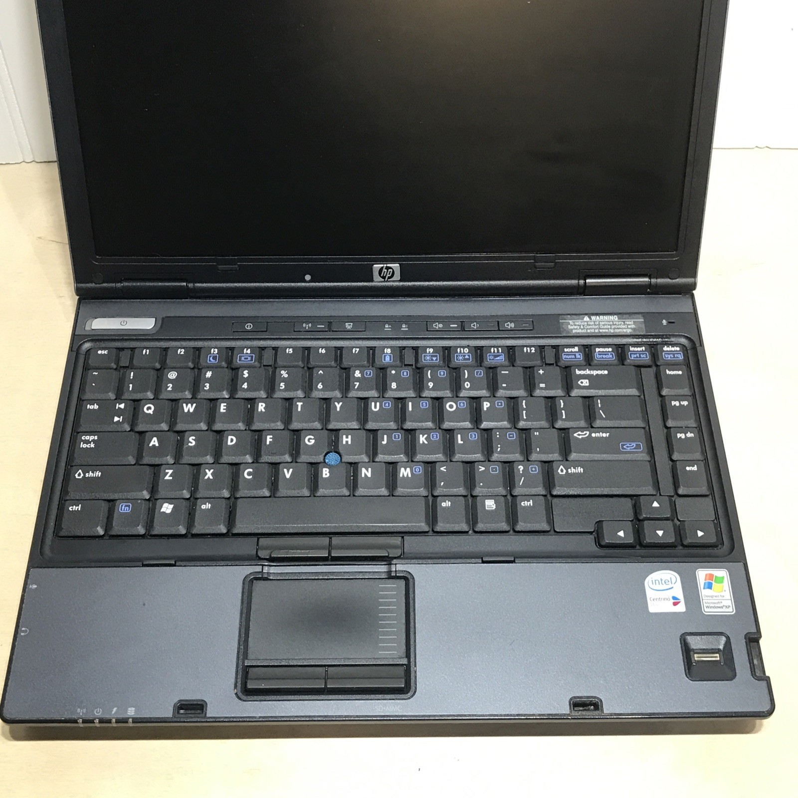 VTG HP Compaq nc6400 14″ Laptop Intel Centrino Duo XP Untested