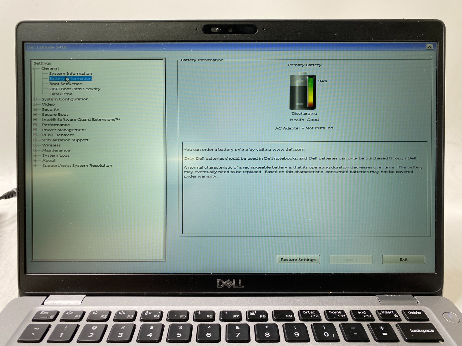 Dell Latitude 5410 14″ Touchscreen i5-10310U 16GB DDR4 500GB SSD Win11H w/AC