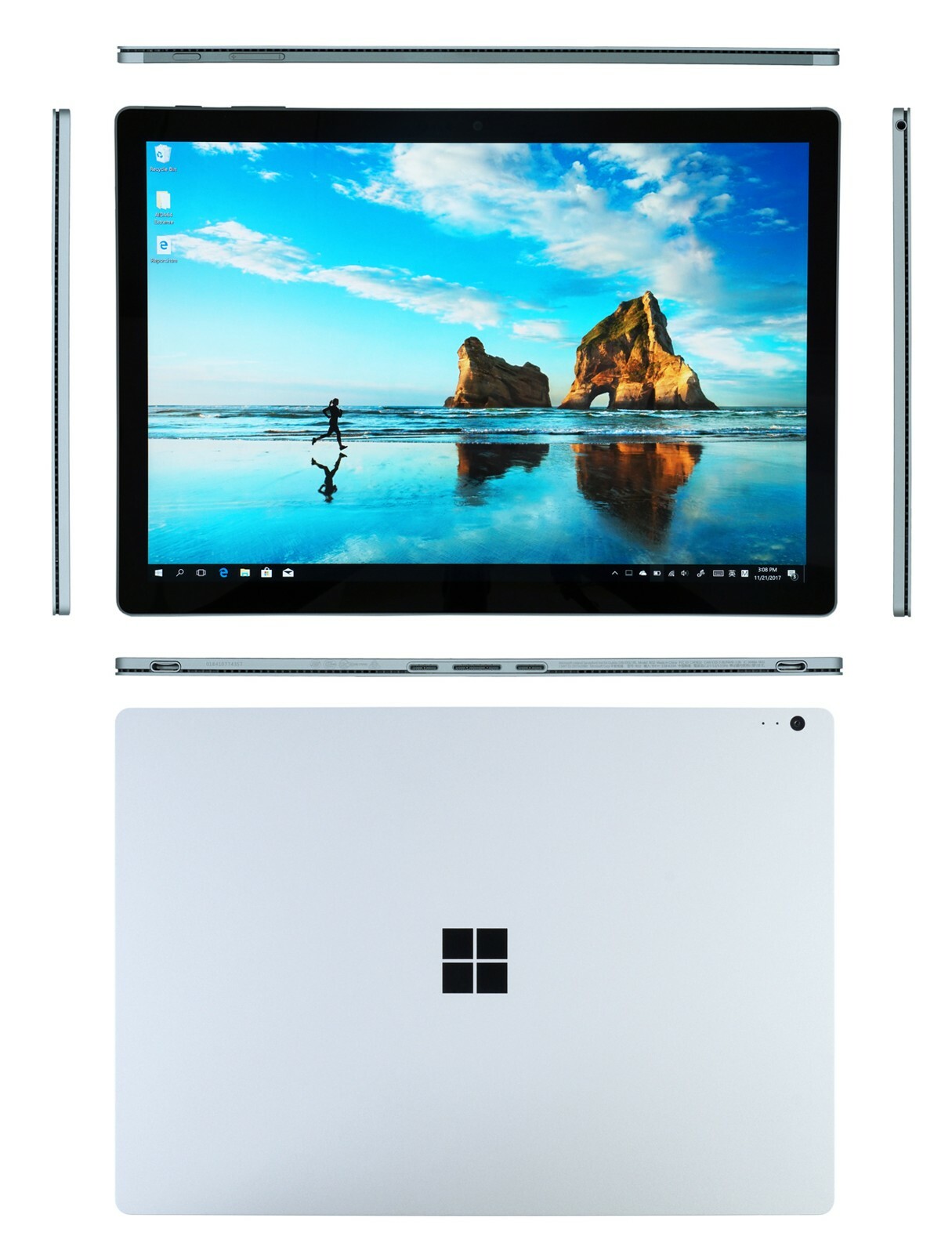 Microsoft Surface Book 1703 13.5″ 128GB i5 8GB Win 10 PRO w Power Supply/Charger