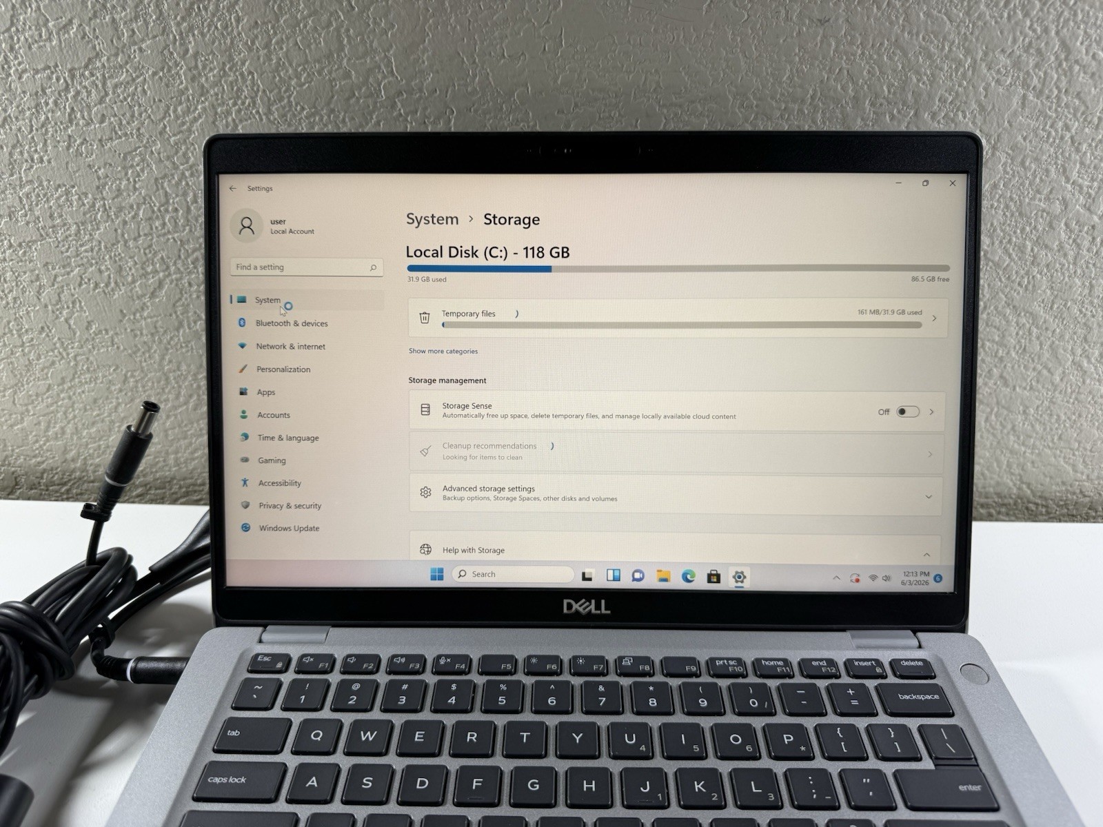 Dell Latitude 5411 14″ FHD Touch i5-10400H 4GB RAM 128GB SSD Win11 No Battery