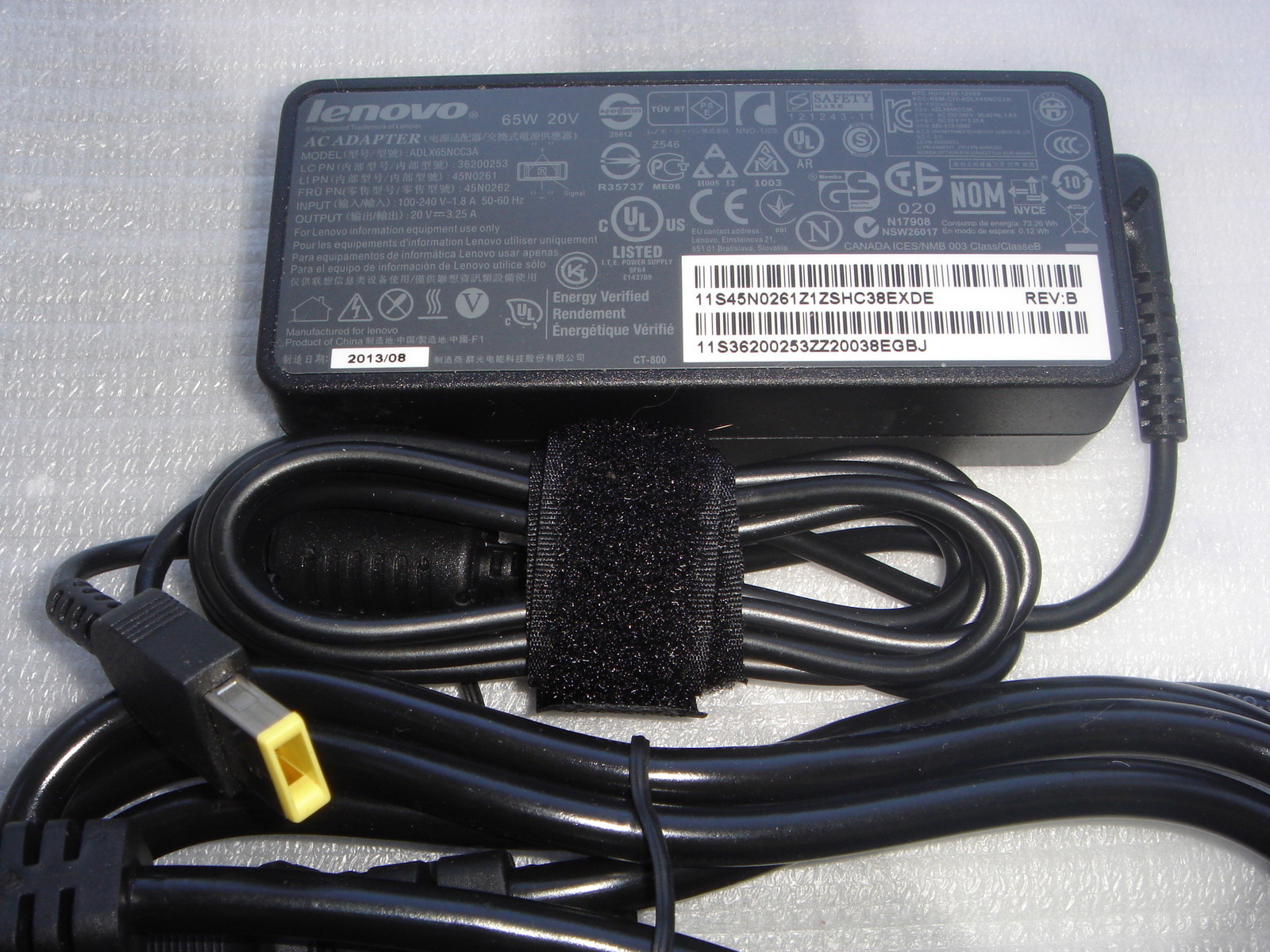 Lenovo 65W Power Supply 45N0262 45N0264 45N0326 45N0328 ADLX65NLC3A