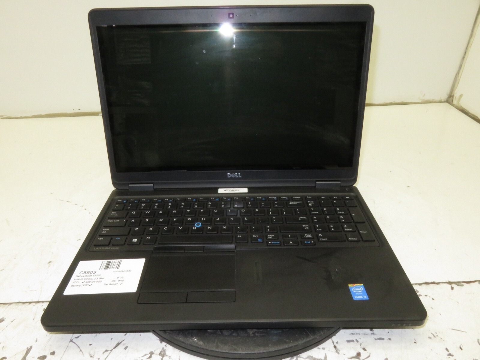 Dell Latitude E5550 Laptop Intel Core i5-5300u 8GB Ram 256GB SSD Windows 10