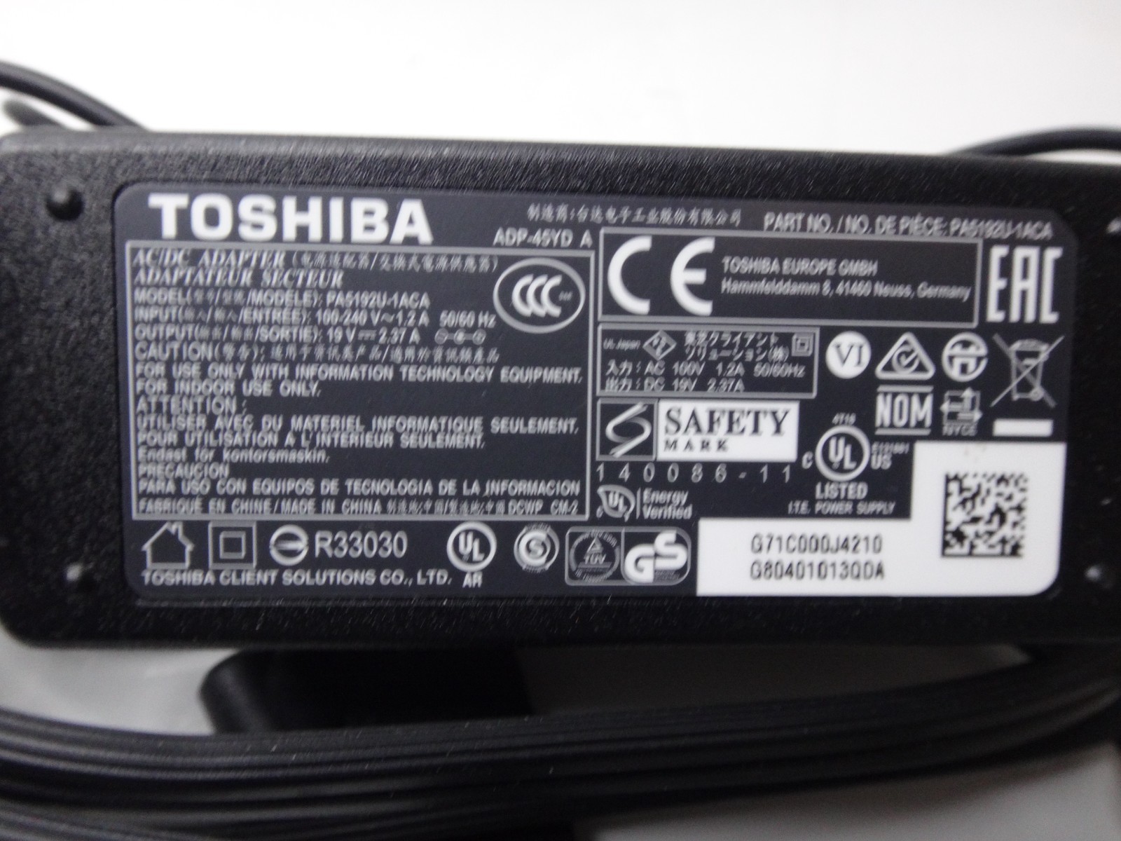 TOSHIBA Chromebook 2 CB30-B3122 PLM02U-00J008 Laptop TESTED / WORKING