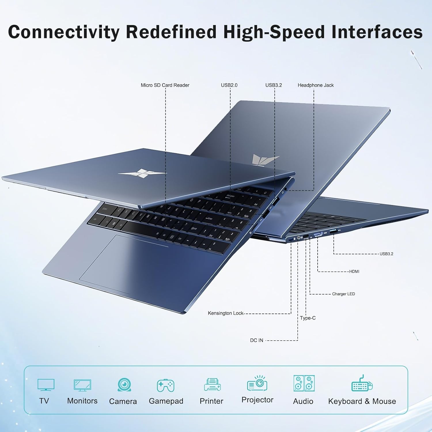 15.6 Student Laptop AMD Ryzen 5 16GB RAM 512GB SSD Radeon Vega 8 Graphics