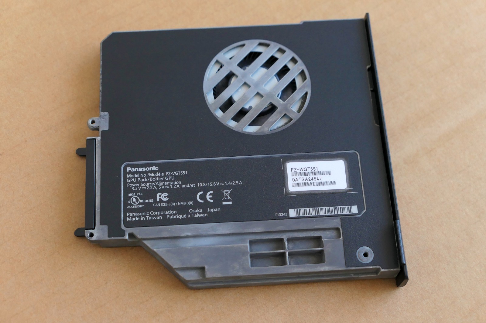 FZ-VGT551W Panasonic ToughBook FZ-55 Dedicated Graphics xPAK AMD Radeon WX4150