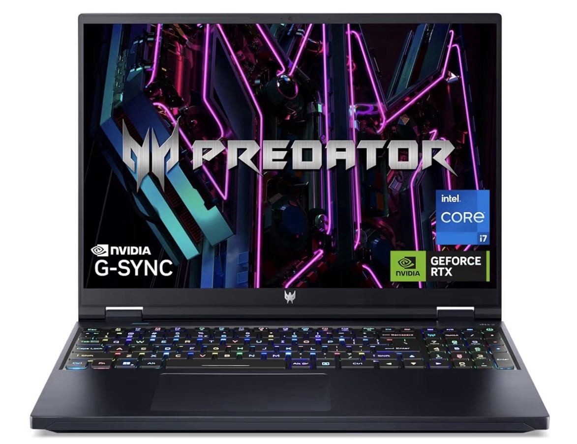 Predator Helios 16 Gaming Laptop 13th Gen Intel Core i7-13700HX RTX 4060 16 inch
