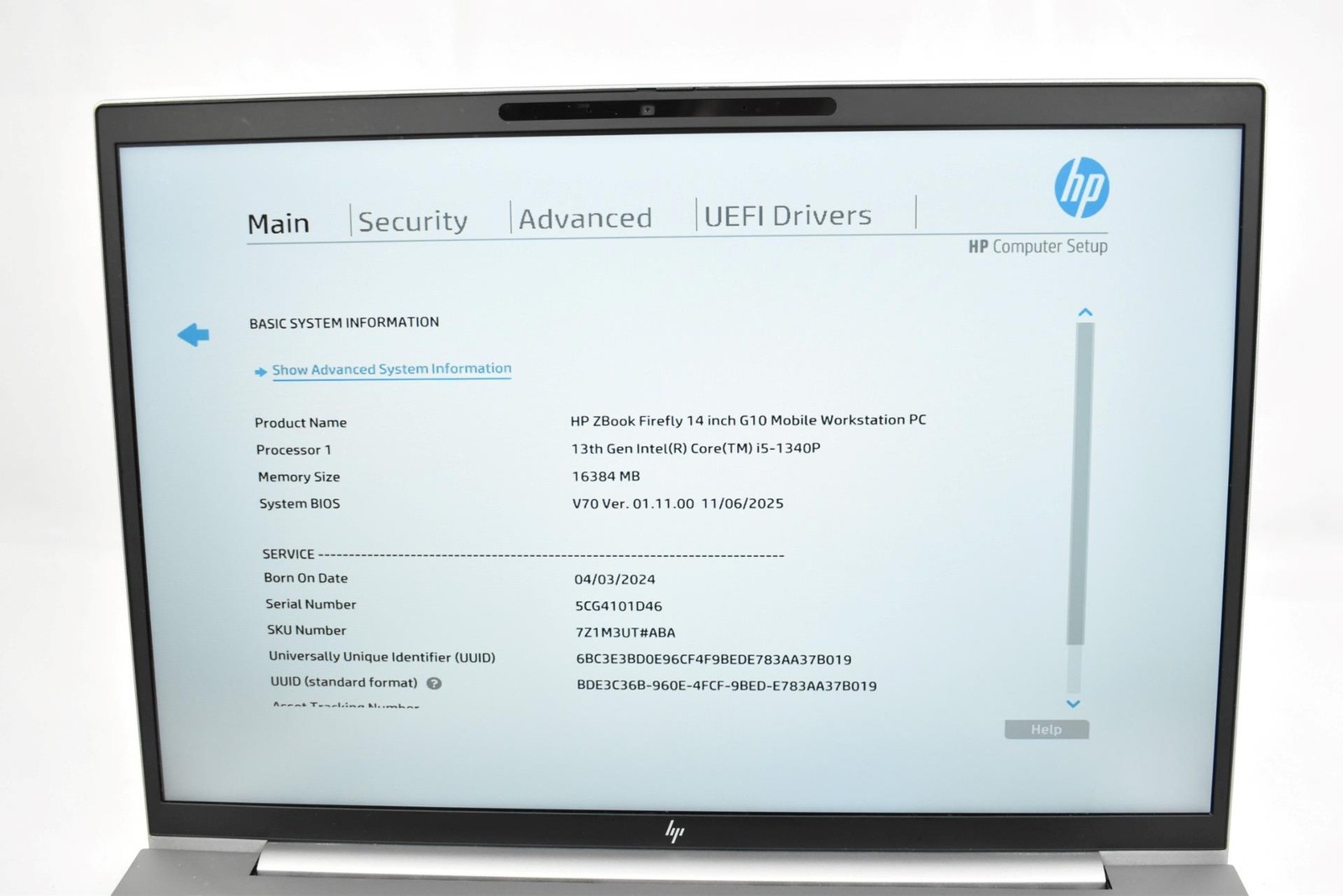 HP Z Book Firefly 14 G10 Touch i5-1340P 16GB 256GB SSD 14″ No OS *See Details*
