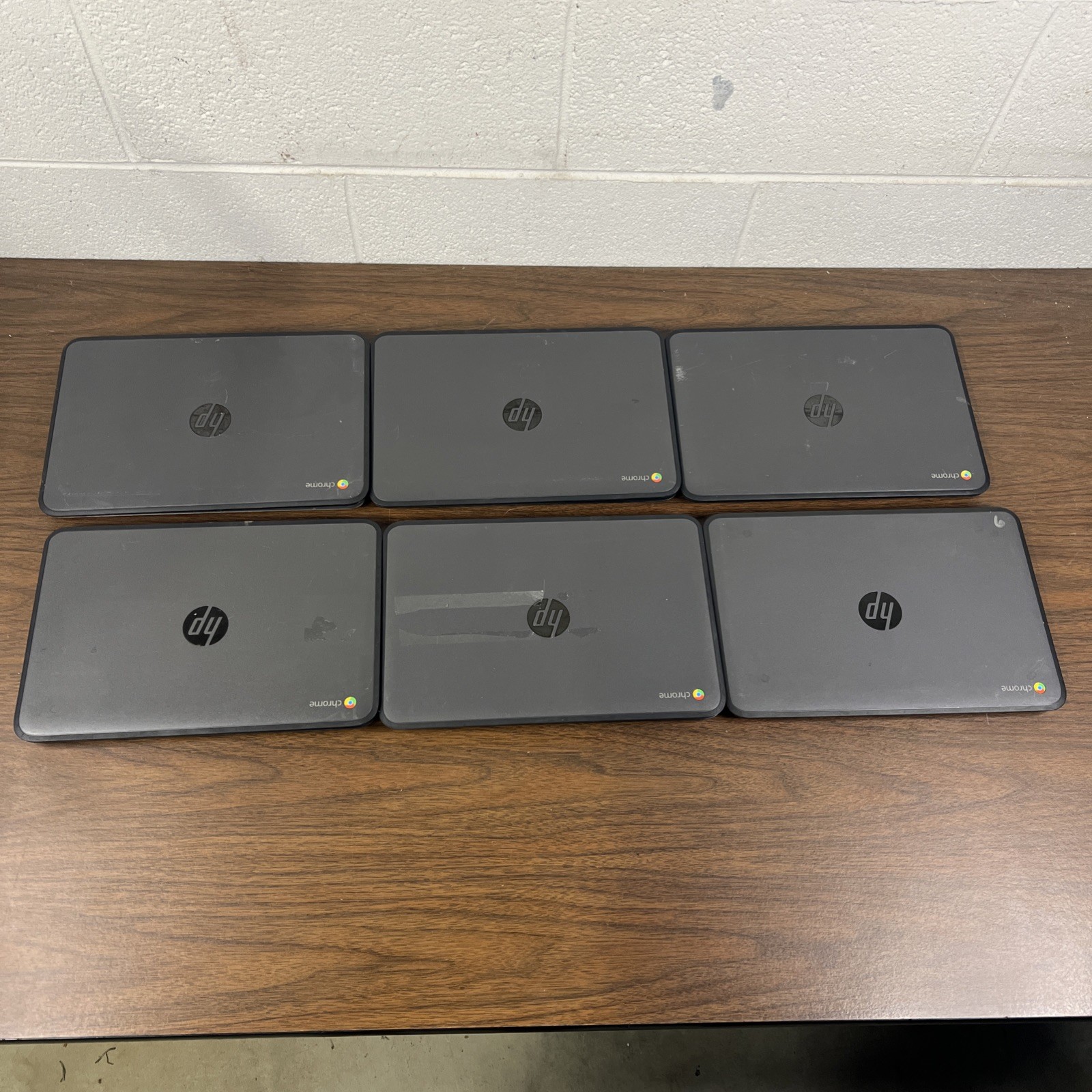 Lot Of 6 HP Chromebook 11 G5 EE | Celeron N3060 1.6GHz CPU | 4G Ram | 16G eMMC