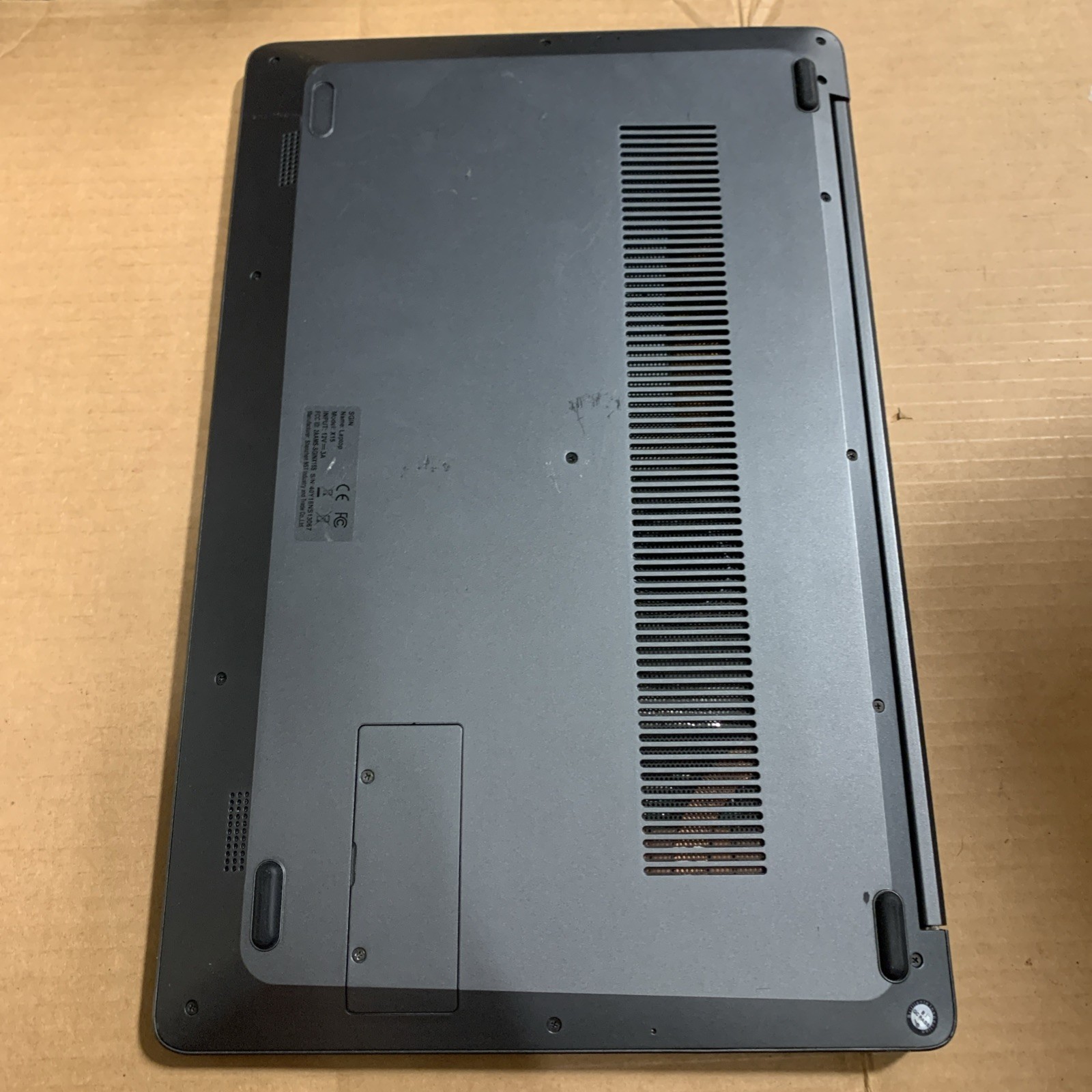 SGIN X15 15.6” Laptop 12GB Intel N5095A Trackpad Laptop – No SSD/No Adapter