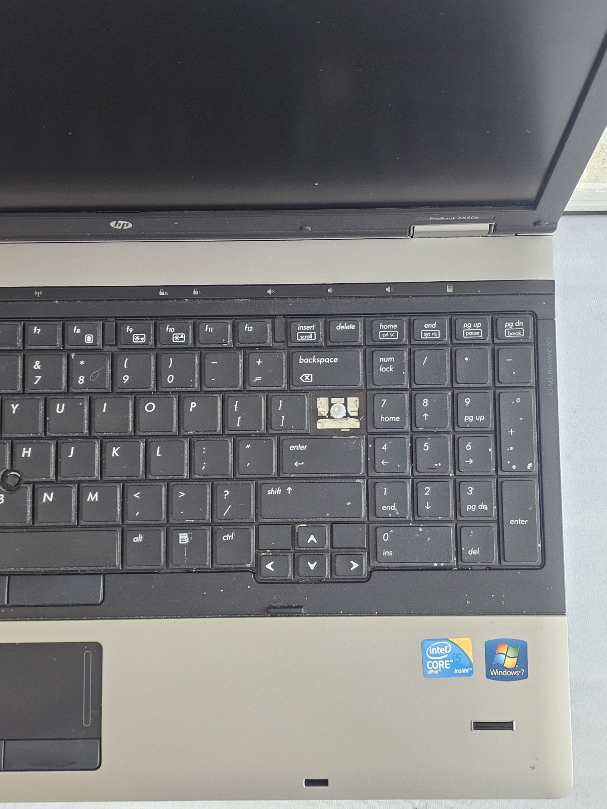 HP ProBook 6550b Laptop – Intel i5-M520 – 8GB RAM – BAD BATT – Parts/Repair READ