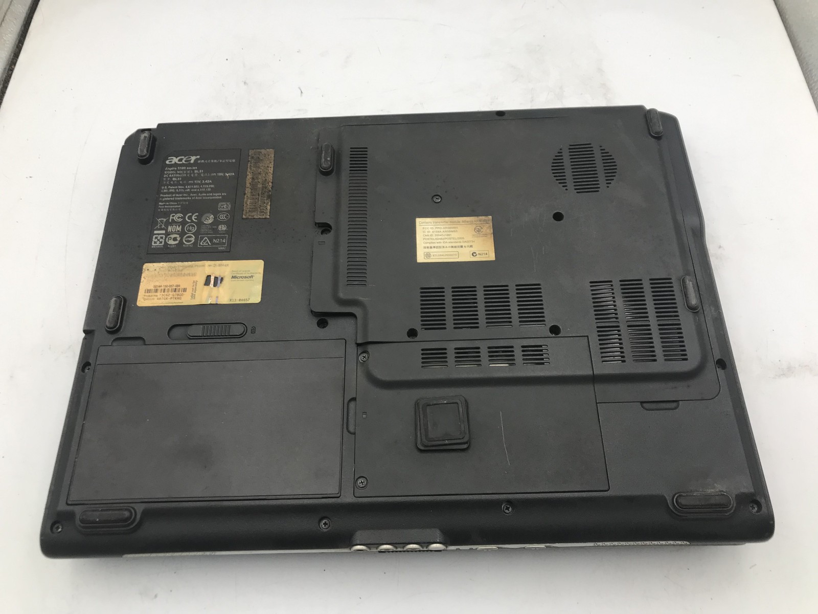 ACER ASPIRE 5100 3949 – BOOTS TO BIOS – AMD TURION 64 – 1GB RAM – RREAD DESC -BB