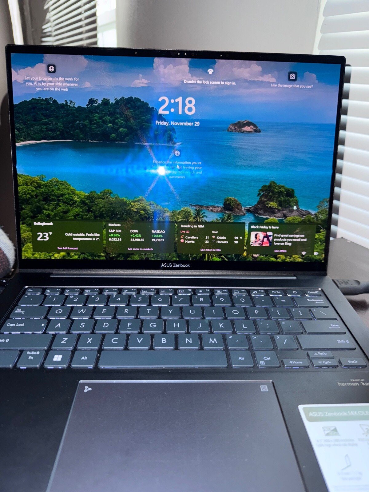 ASUS Zenbook 14.5″ Touch (512GB SSD, Intel Core i5 13th Gen., 4.70 GHz, 8GB)…