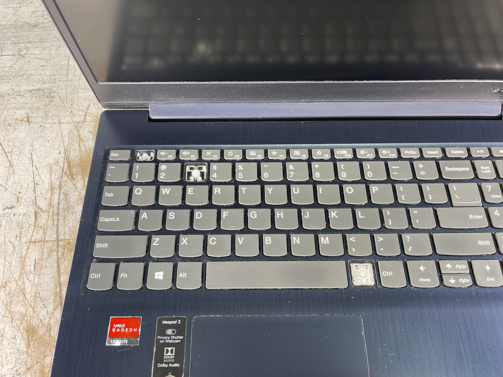 LENOVO IDEAPAD 3 15ADA05 RYZEN 5 3500U @ 2.1 GHz, 12 GB RAM, NO HDD/OS – (PARTS)