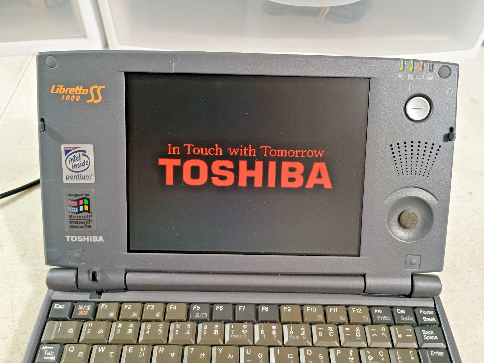Toshiba Libretto SS1000 Intel 166MHz MMX 32 MB RAM *PARTS/REPAIR* AS IS USA SHIP