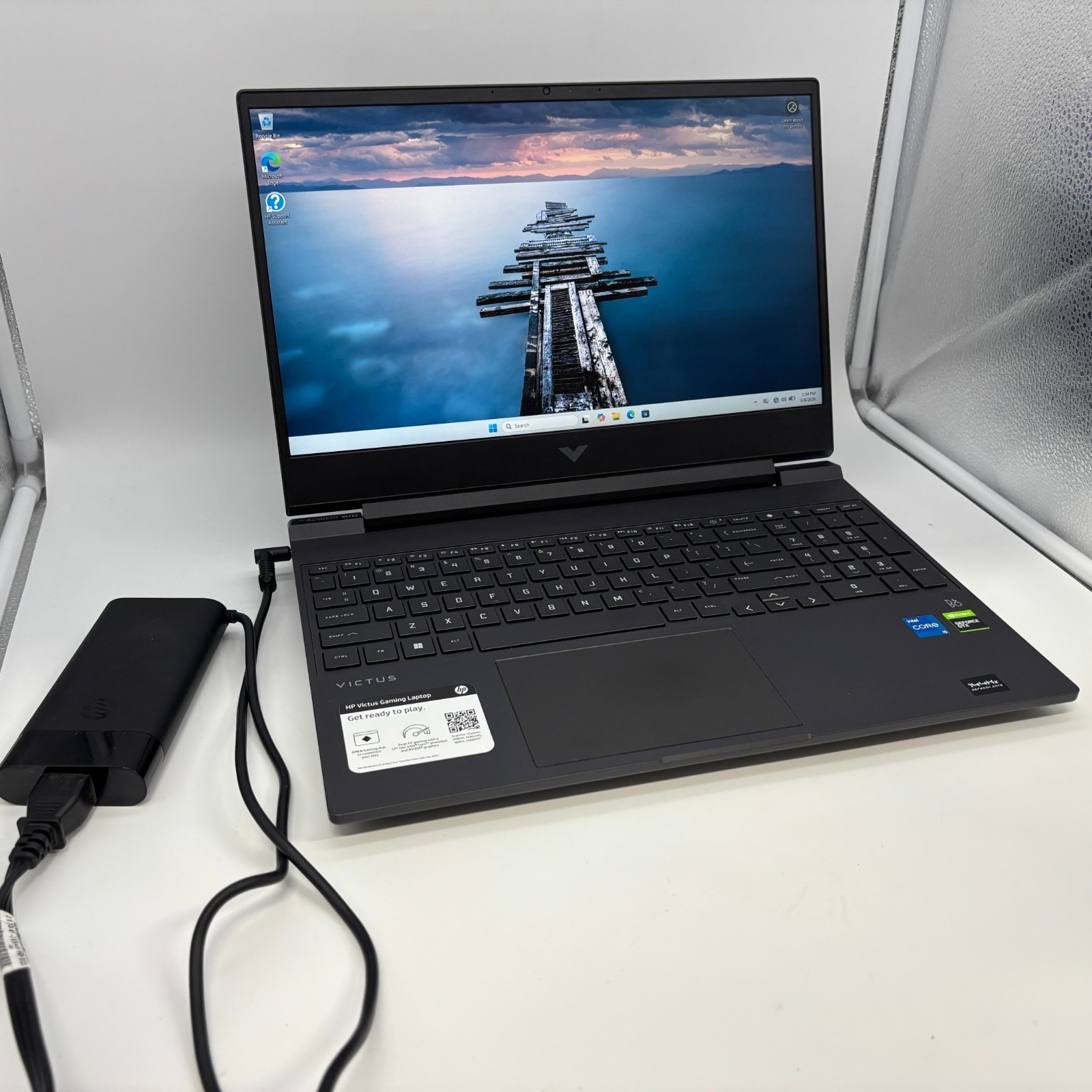 HP Victus 15 Gaming Laptop 15-fa0031dx Intel Core i5-12450H 8GB RAM 512 GB SSD
