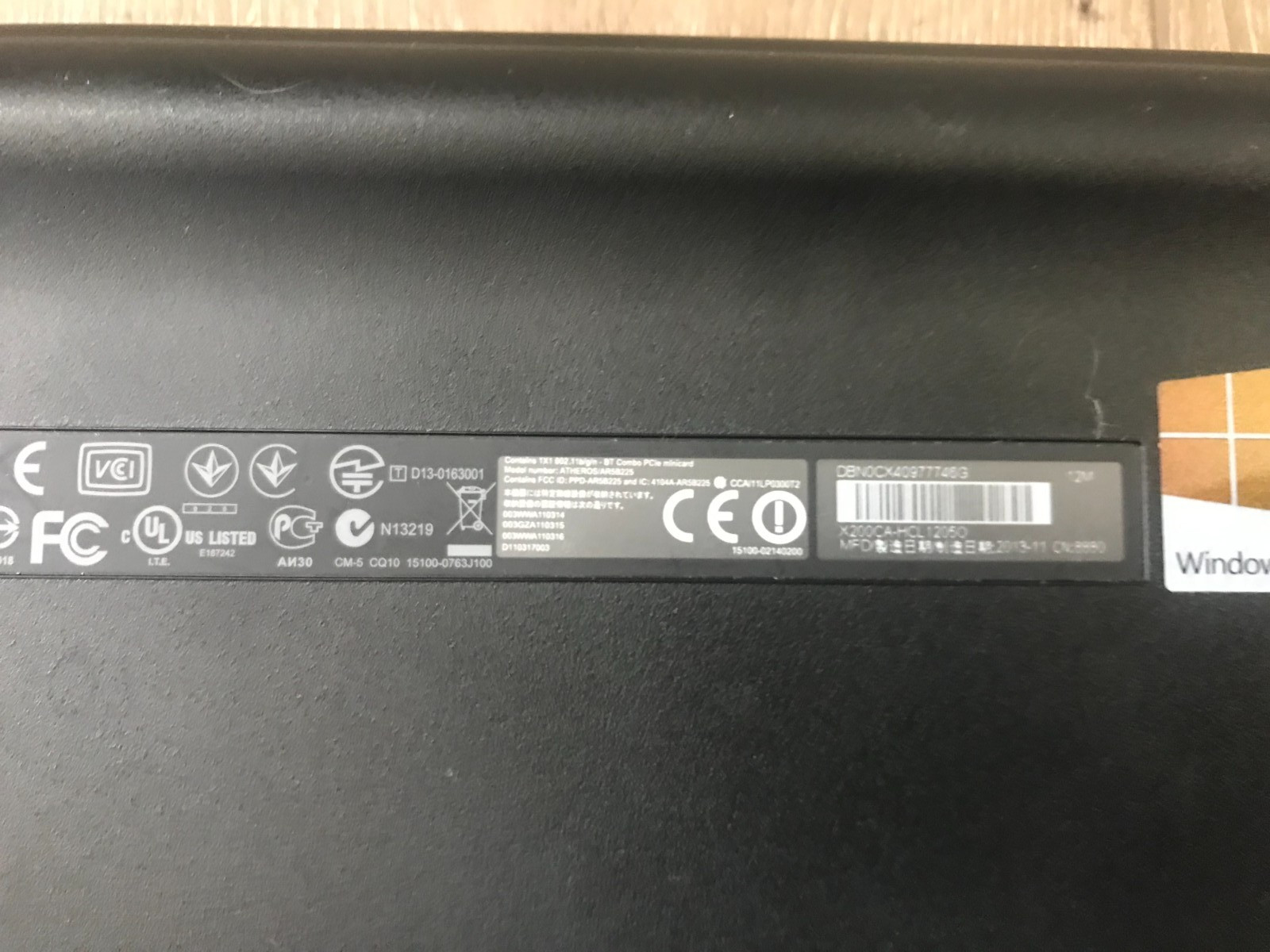 Asus X200CA X200CA-HCL1250 11.6″ Intel Celeron 1007U 1.50GHz 4GB RAM 500GB HDD