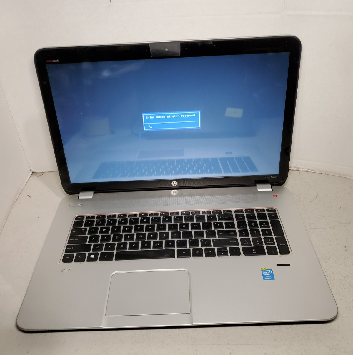 HP ENVY TS 17 CORE i7-4700MQ 8GB RAM No HDD/SSD/OS! BIOS PW! #69