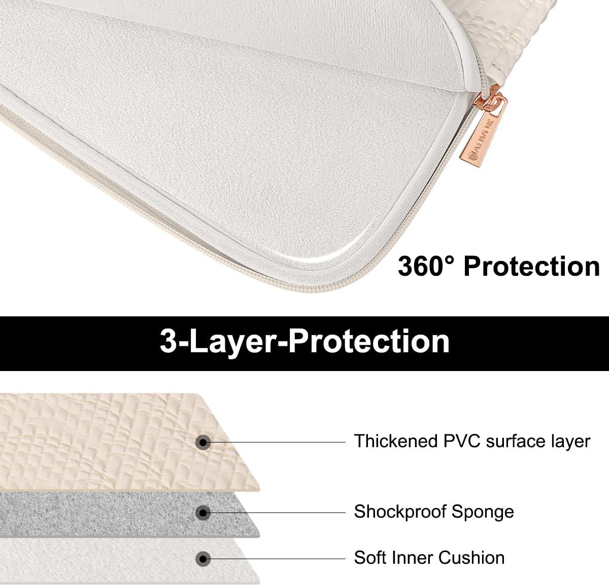 Laptop Sleeve Case for MacBook Pro 15 16 inch/MacBook Air M5/M4/M3/M2 2026-2023