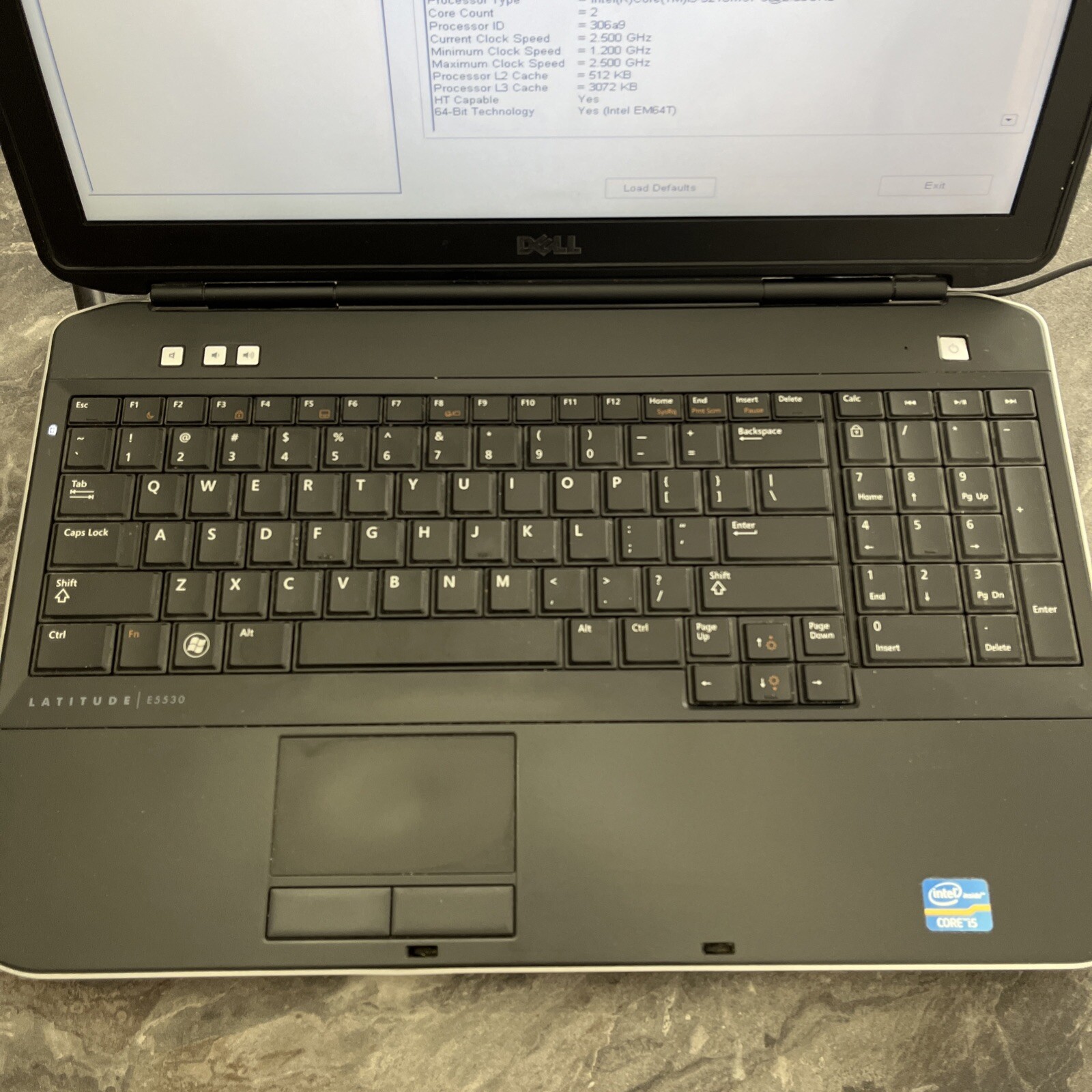Dell Latitude E5530 15.6″ i5-3210M @2.5GHz 4GB RAM NO AC/HDD FOR PARTS