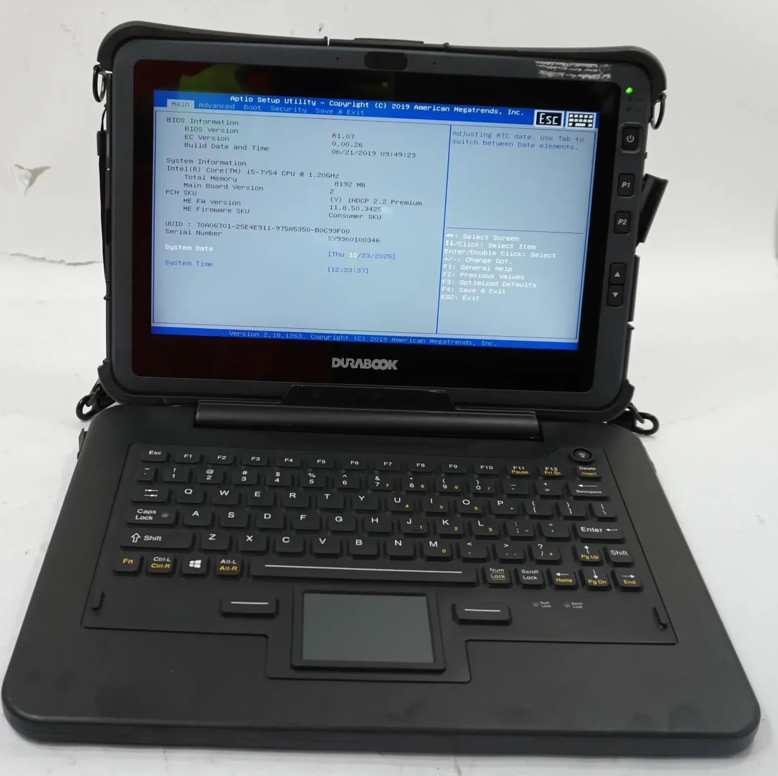 DURABOOK U11 Rugged 11.6″ Core i5-7Y54 1.2GHz 8GB Touch – No HD