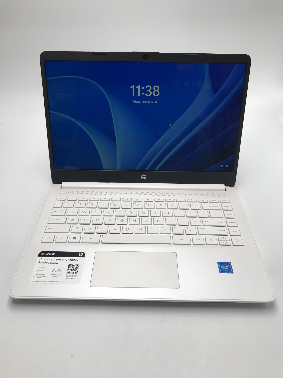 HP NoteBook 14-DQ0052DX 14″ Celeron N4120 1.1GHz 8GB RAM 64GB SSD(L-22)