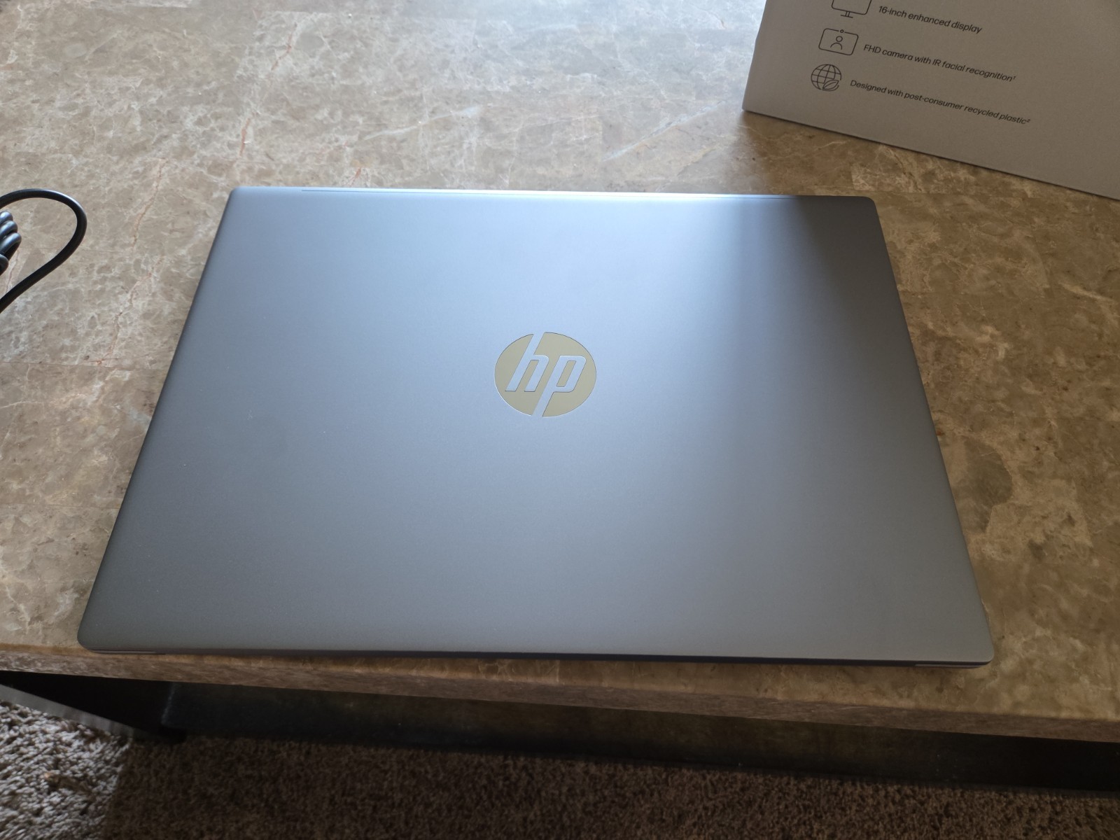 New HP Pavillion 16 Inch Laptop Meteor Silver Rhyzen 5 Backlit Keyboard