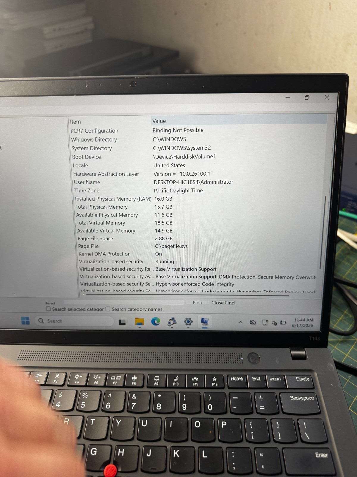 Lenovo ThinkPad T14s Gen 3 Core i5-1250P, 16GB RAM, 256GB SSD, Win11 PRO #6394