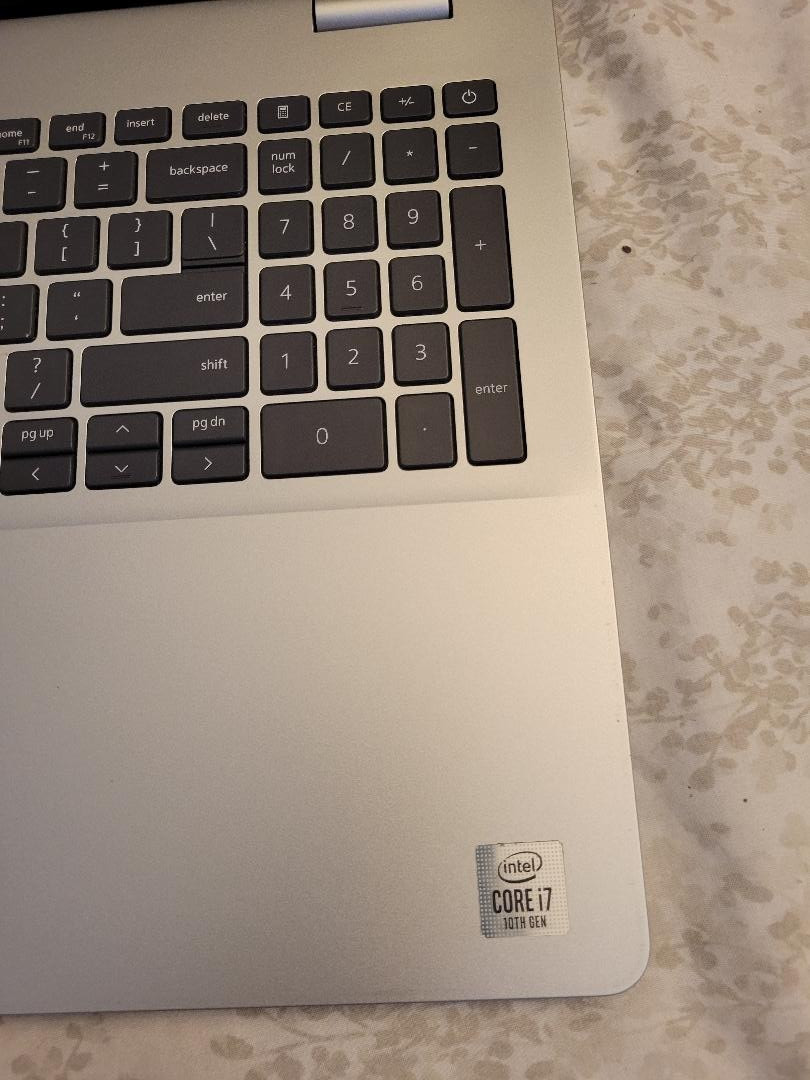 Dell Inspiron 5593 15.6 inch i7-1065G7 1.30GHz, 16GB,512 NVMe Touch screen.