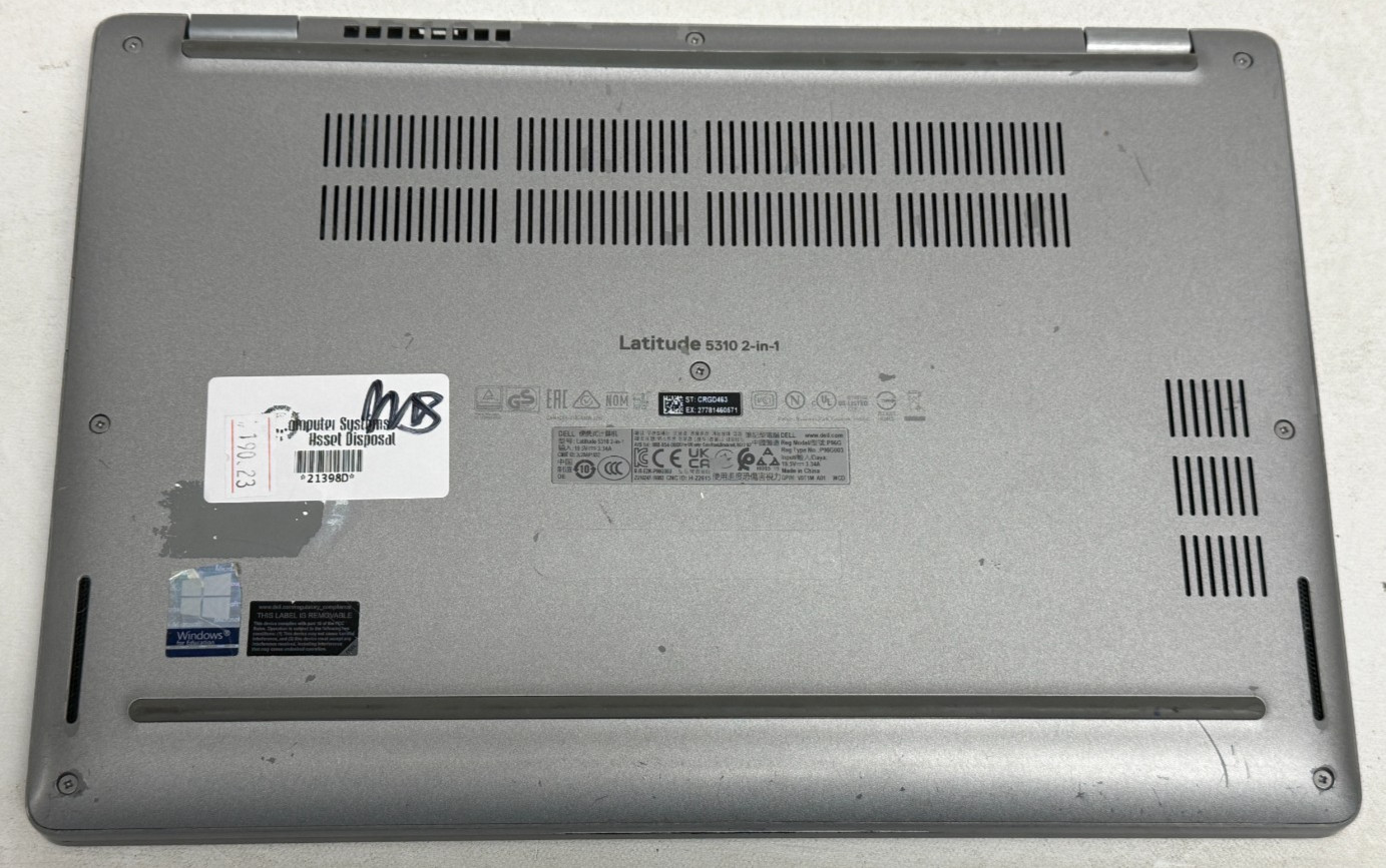 Dell Latitude 5310 2in1 13.3″ (i5-10310u – 16GB RAM – 256GB SSD – Win11Home)*