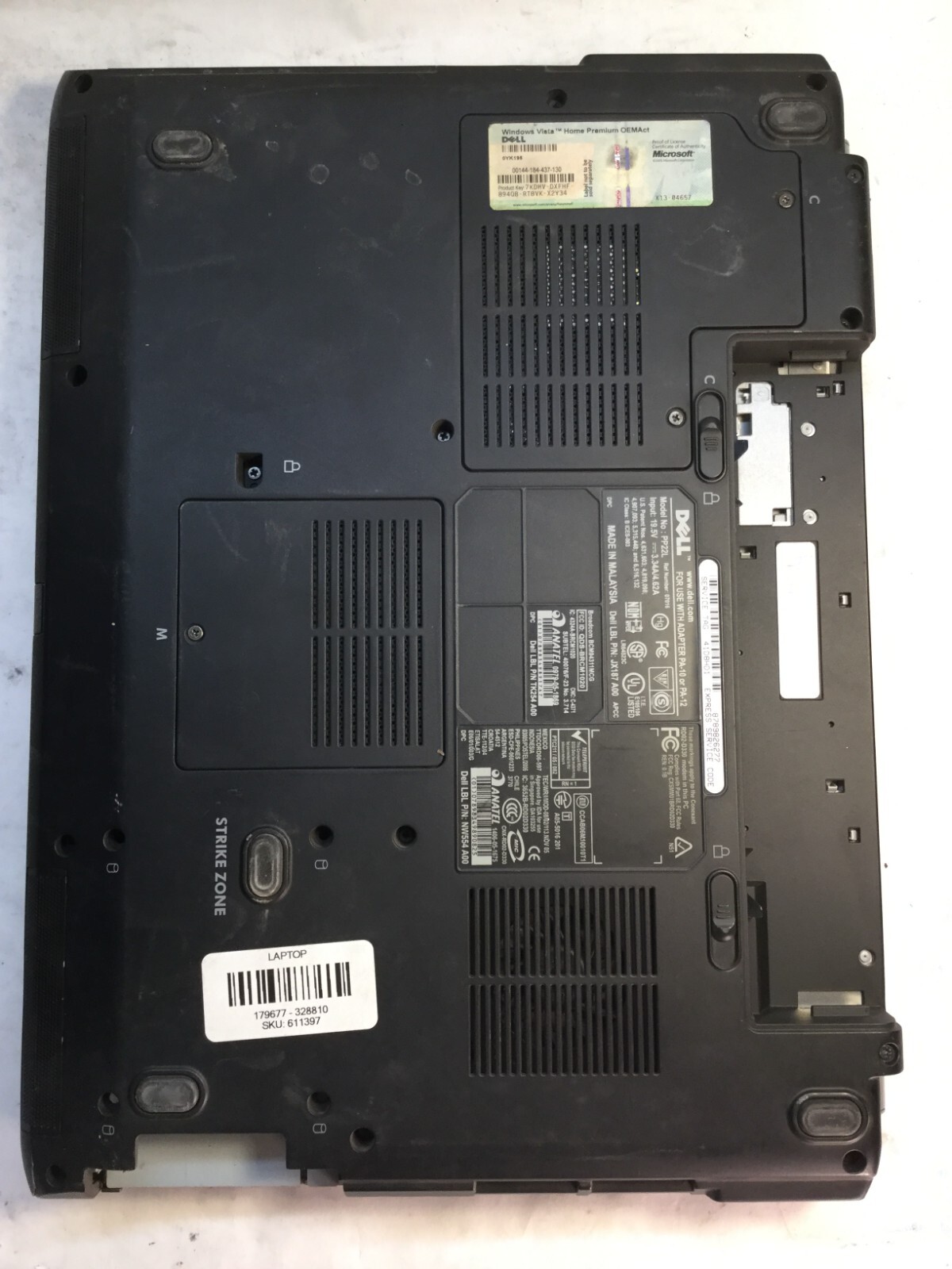 Dell Inspiron 1520 15″ Laptop Intel Core 2 Duo-BOOTS TO BIOS-MZ