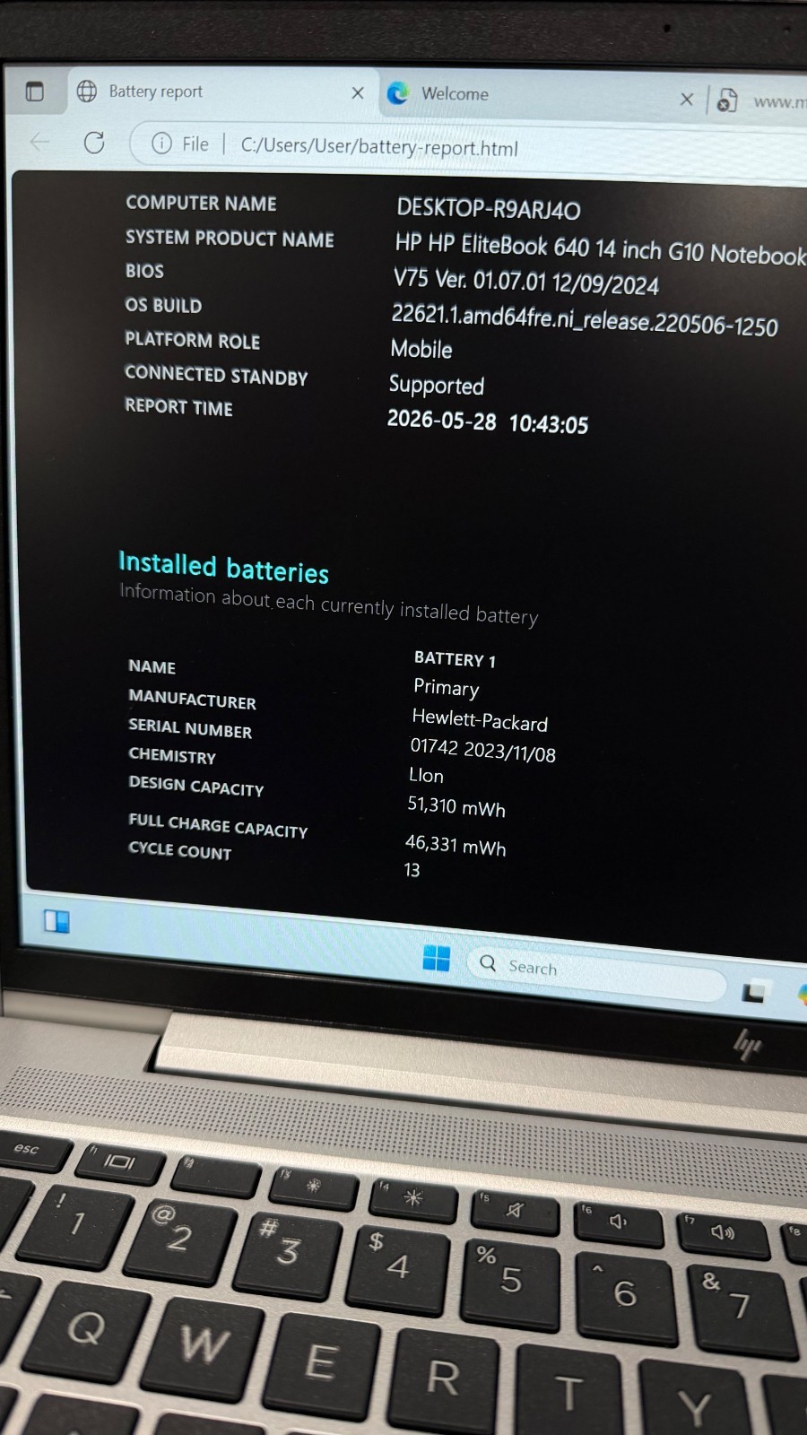 HP EliteBook 640 G10/Intel Core i5-1345U/32GB RAM/512GB SSD/14″ FHD/Win 11 Pro