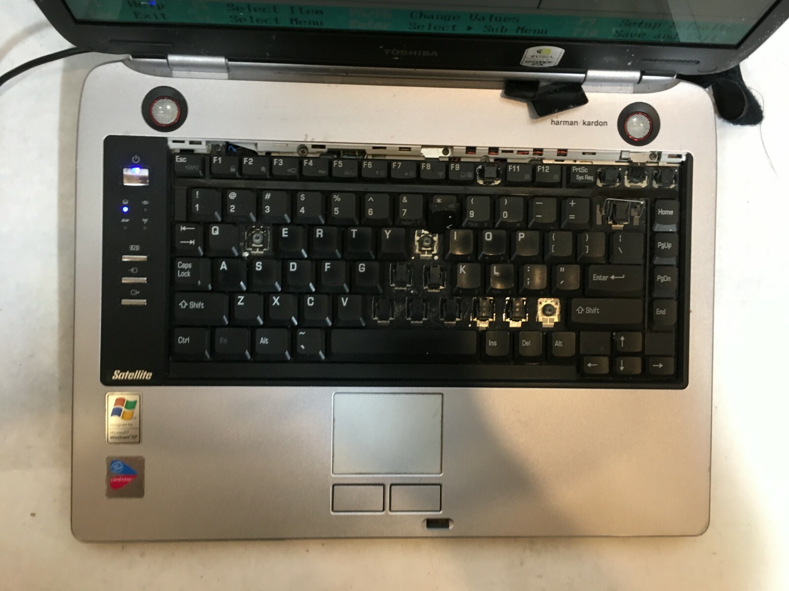 Toshiba Satellite M35-S456 512 MB Ram Powers On Freezes- FT