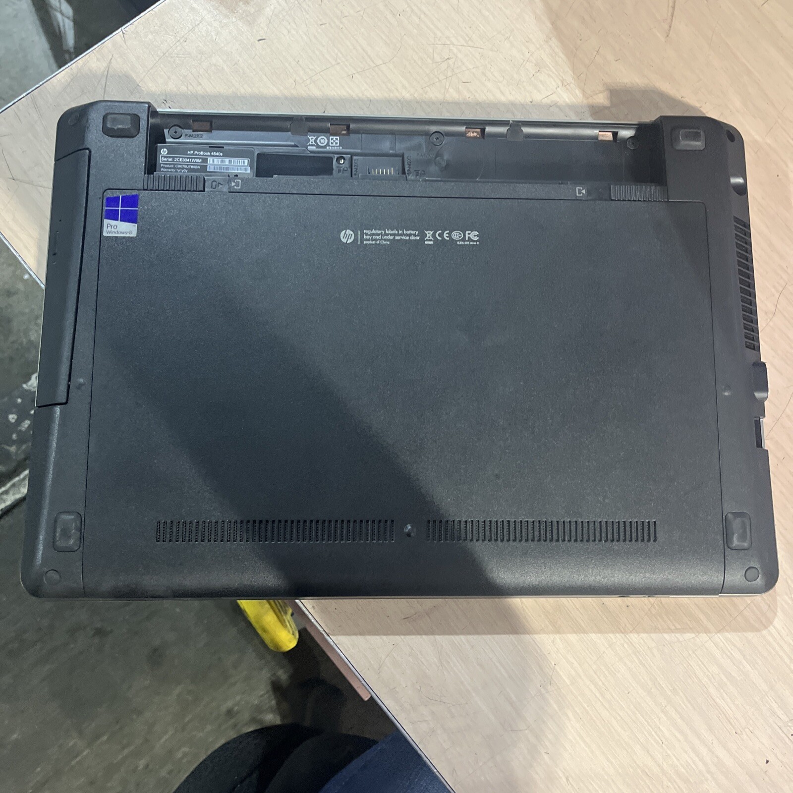 HP PROBOOK 4540S INTEL CORE I3-3110M 2.40GHZ 4GB RAM NO HD +