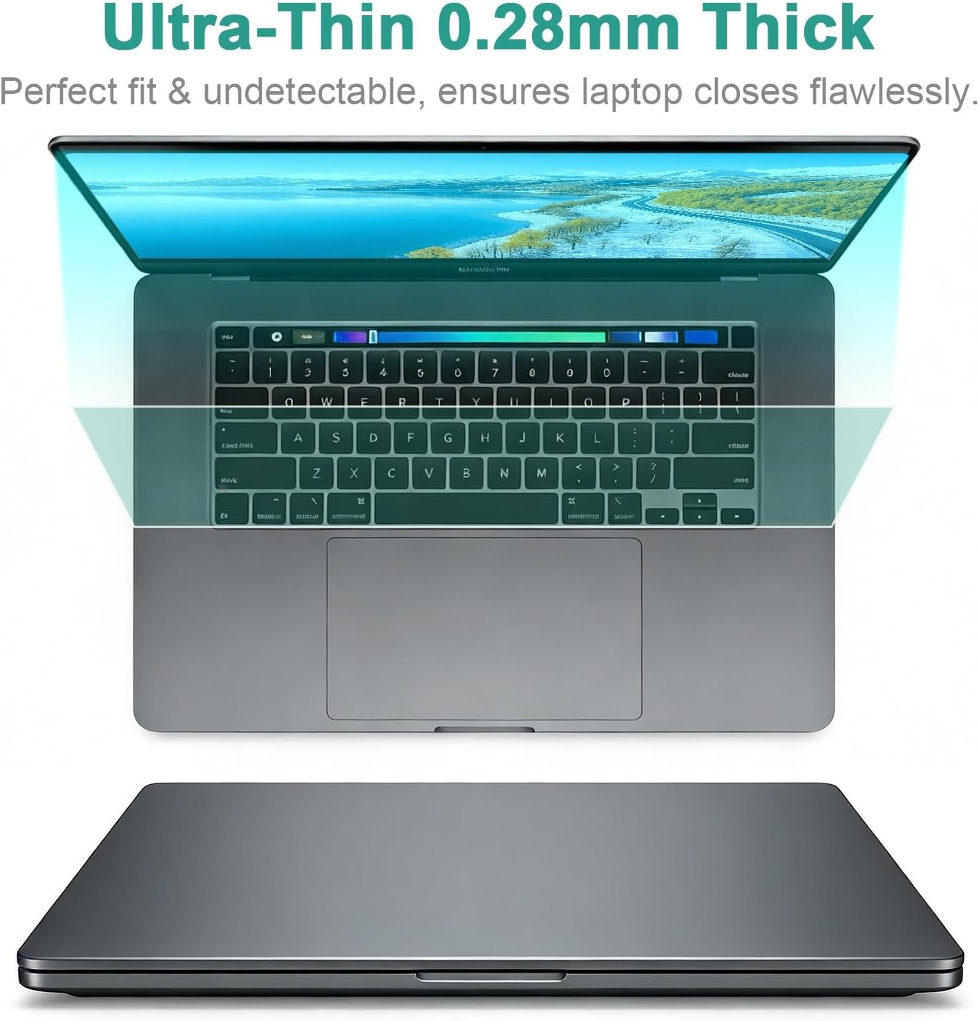 15.6 Inch 16:9 Anti Blue Light Screen Protector, Matte UV Blocking Film – 2-Pack