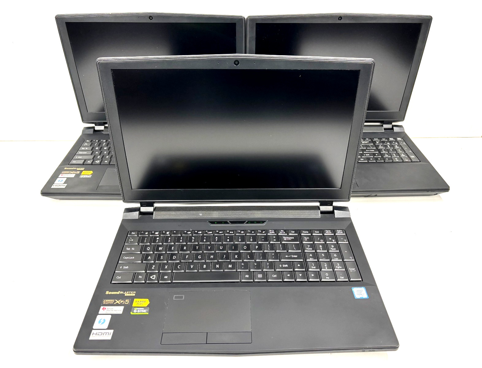Lot (3) System76 Serval WS 17.3″ i7-7700K 4.20GHz 8GB GTX 1070 NO SSD NO BATTERY