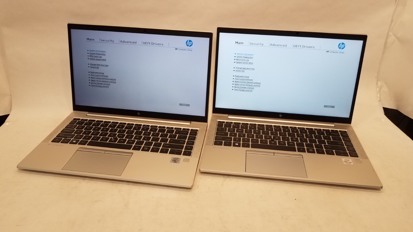 HP EliteBook 840 G7, 14″ Touch, i7-10610U@1.8GHz, 16GB RAM, 512GB NVMe, Lot of 3